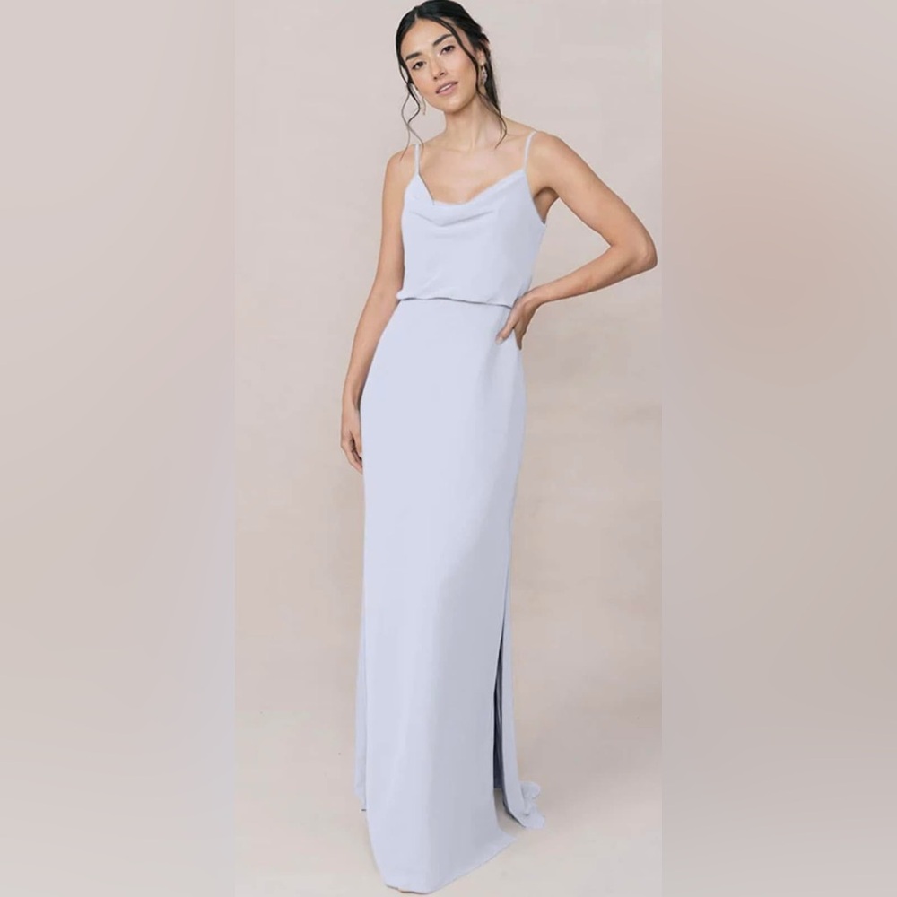Revelry Skye Chiffon Dress - Periwinkle (#907)